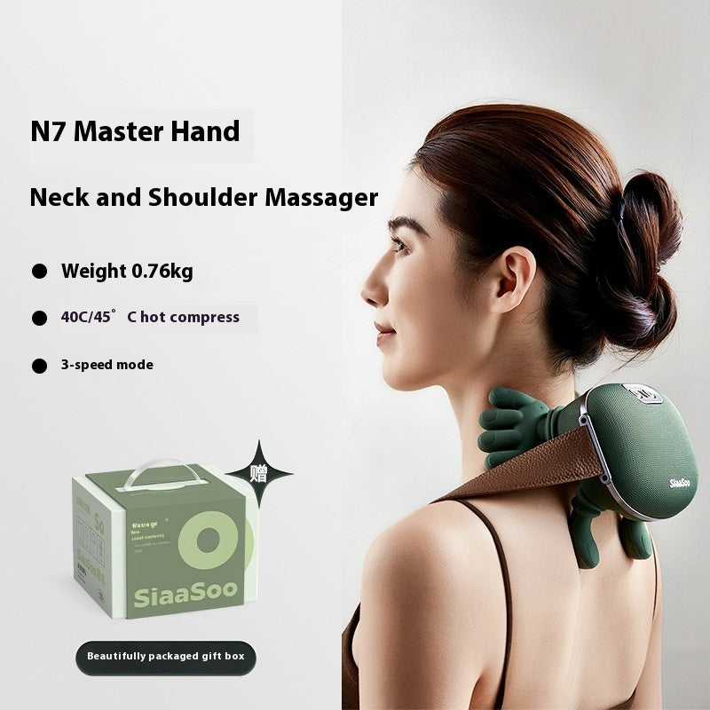 Electric Neck and Shoulder Massager – Wireless Kneading Massage Shawl for Back, Neck, and Muscle Pain Relief