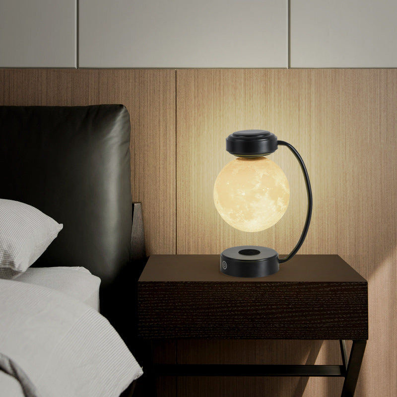 3D Magnetic Levitating Moon Lamp – Floating LED Night Light for Home & Office
