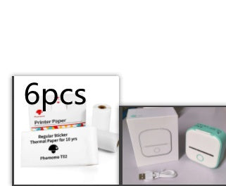 Portable Mini Thermal Bluetooth-compatible Mini Label Printer