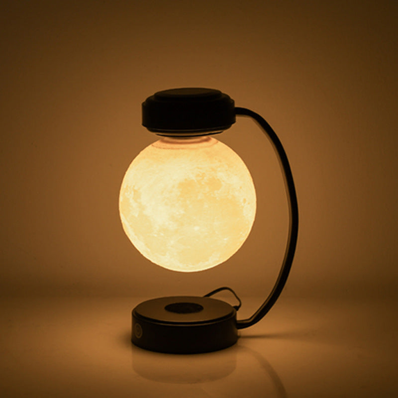 3D Magnetic Levitating Moon Lamp – Floating LED Night Light for Home & Office