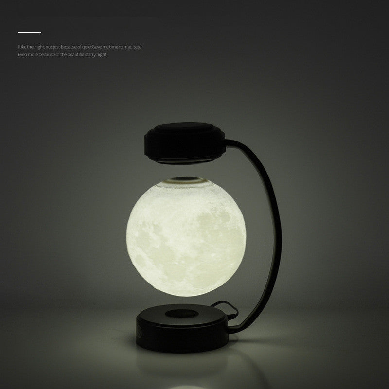 3D Magnetic Levitating Moon Lamp – Floating LED Night Light for Home & Office