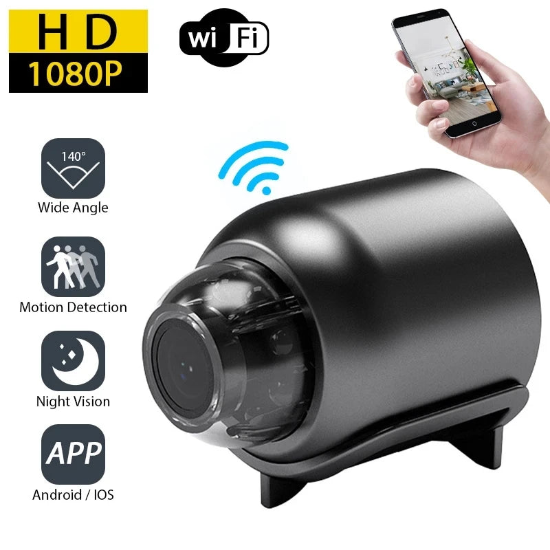 1080P New X5 Mini Camera Clear Night Vision Light weight Portable Premium Cams Motion Detection Wireless Surveillance Camera