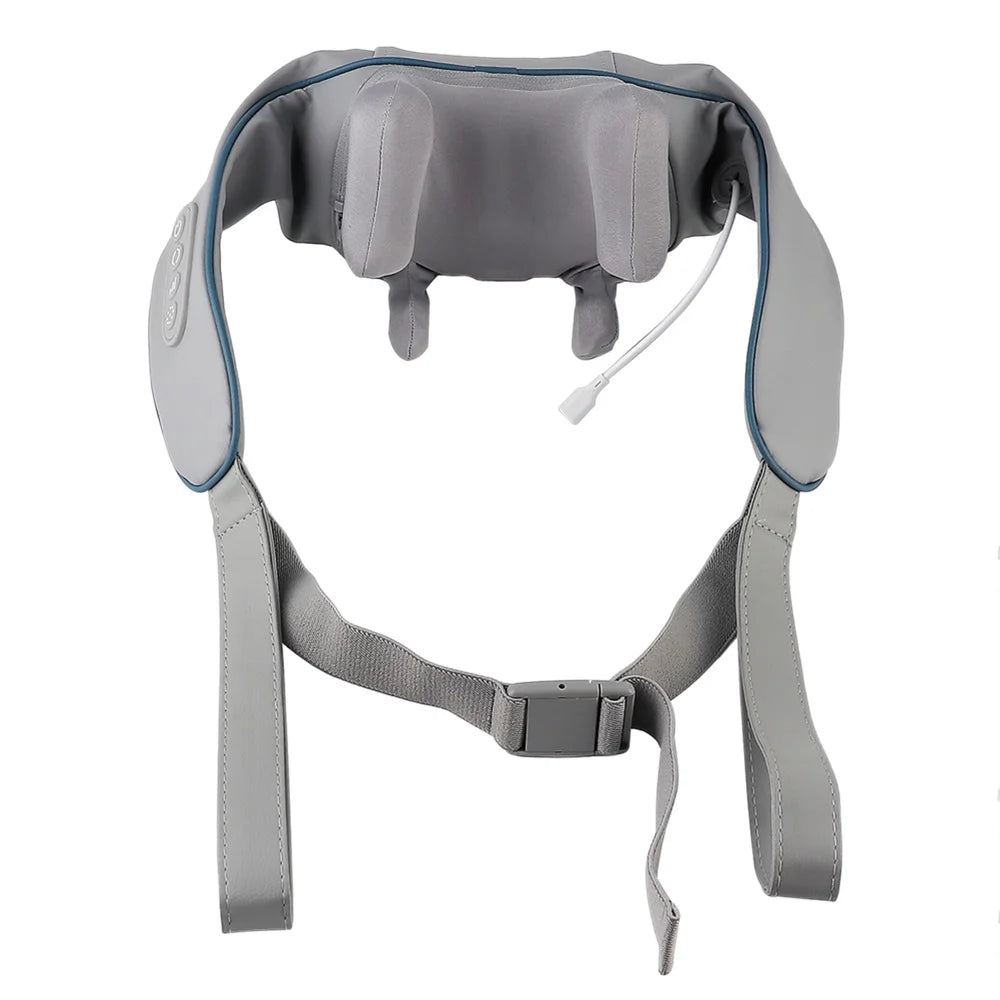 Foreverlily 26W Brushless Motor Neck And Shoulder Massager Wireless Shoulder And Back Kneading Massage Shawl Neck masajeador