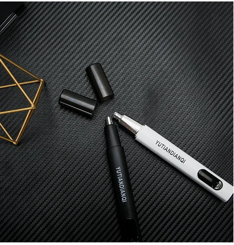 2 In 1 Electric Portable Ear And Nose Hair Trimmer Clipper 2024 Professional Painless Portable Eyebrow For Men