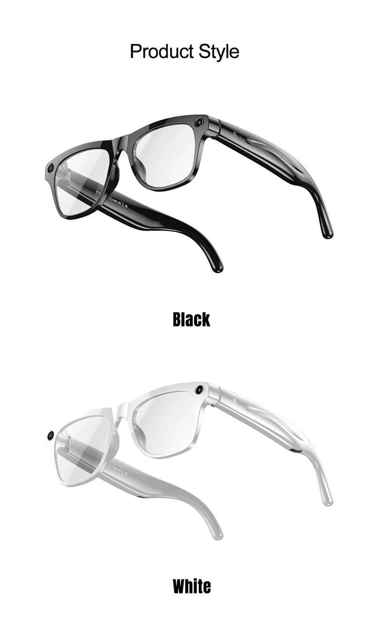 OPPO 6K AI Smart Glasses 800W Pixel Photochromic Multifunction Bluetooth HD Call Voice Assistant Stereo Music Player Translate