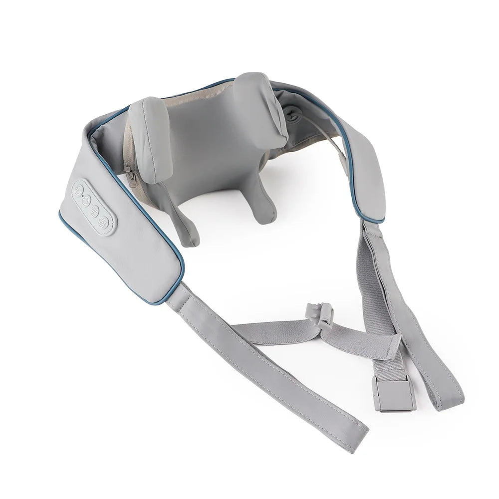 Foreverlily 26W Brushless Motor Neck And Shoulder Massager Wireless Shoulder And Back Kneading Massage Shawl Neck masajeador