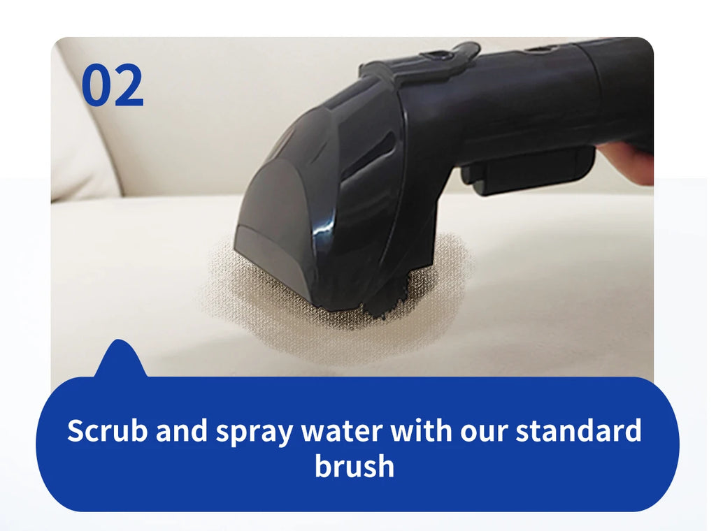 Handheld Carpet Cleaner ABIR G80,150000PA Wet Dry Vacuum Cleaner for Home Sofa Window Car Pet Upholstery Spot Farbric Cleaner