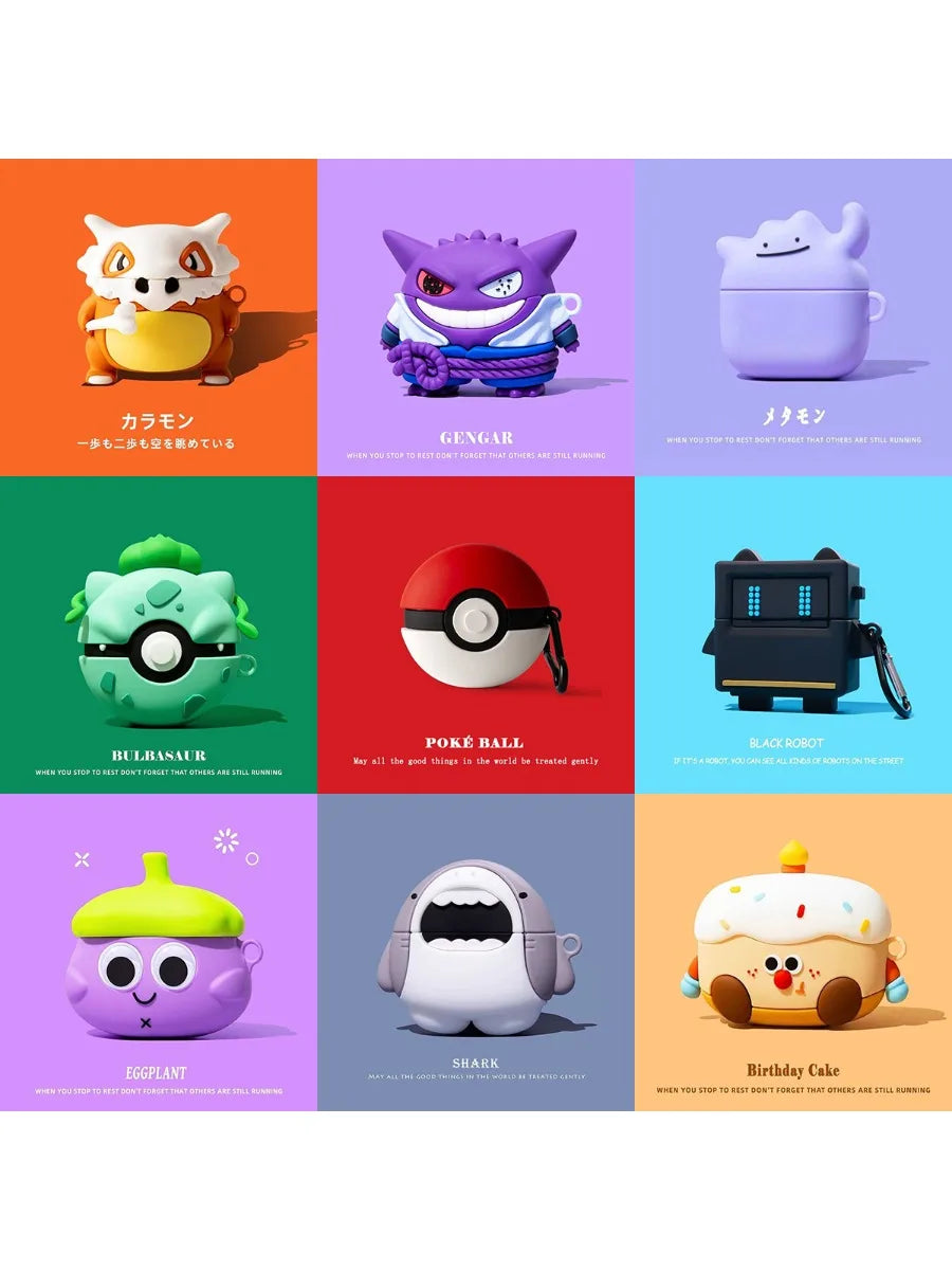 Pokemon Cartoon Silicon Case For Samsung Galaxy Buds 3 Pro Case Protector Wireless Protective Shell Samsung Galaxy Buds3 Cover