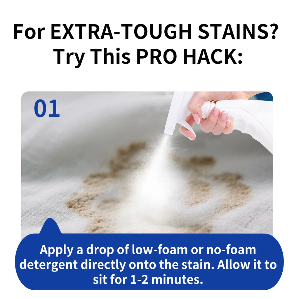 Handheld Carpet Cleaner ABIR G80,150000PA Wet Dry Vacuum Cleaner for Home Sofa Window Car Pet Upholstery Spot Farbric Cleaner