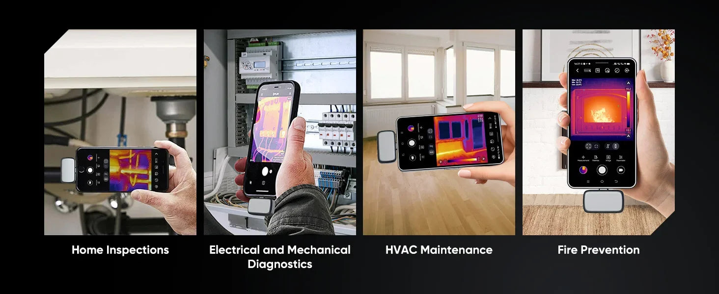 GW192A New Thermal Imaging Camera for Android Phone Infrared Thermal Imager Inspection Repair Thermographic Camera Thermal Scope