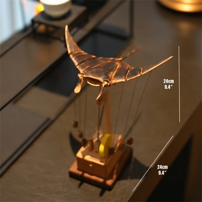 Electric Bionic Manta Ray Ornament – Realistic Swimming Decorative Toy