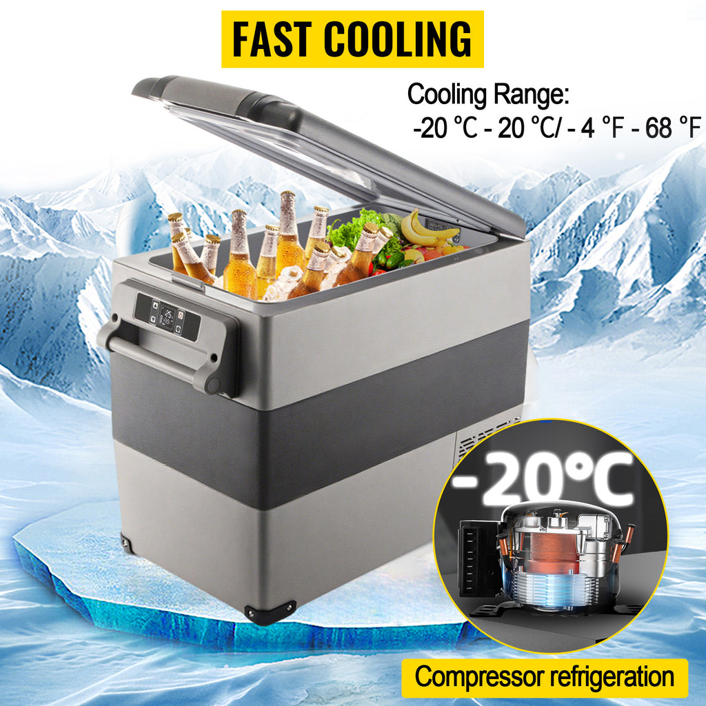 SucceBuy 20L 22L 35L 45L 55L Car Refrigerator Mini Fridge Freezer Portable Compressor Cooler 12/24V Ice Box for Camping